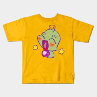 cute majorika the green witch frog baby form / magical doremi anime Kids T-Shirt